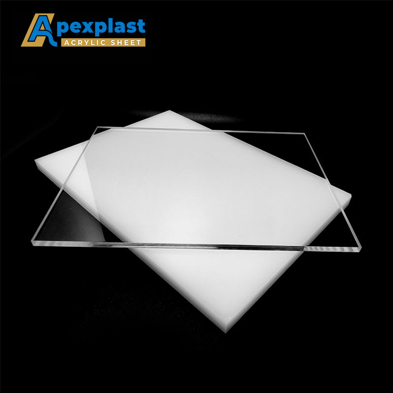 High-quality clear cast acrylic sheet produced by Apexplast factory